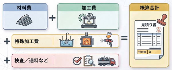 加工費用の概算